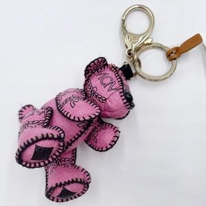 MCM Pink Bear Keychain